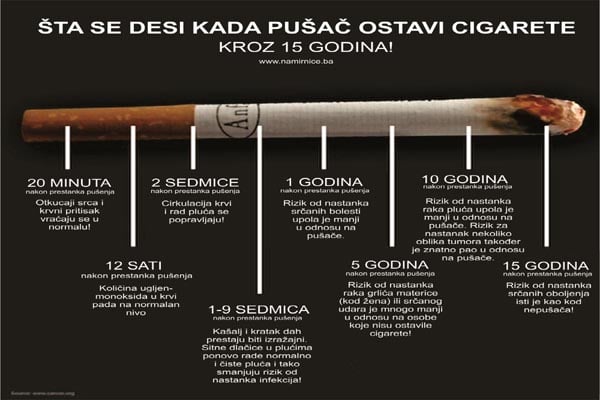 pušenje, prestanak pušenja, tijelo pušača