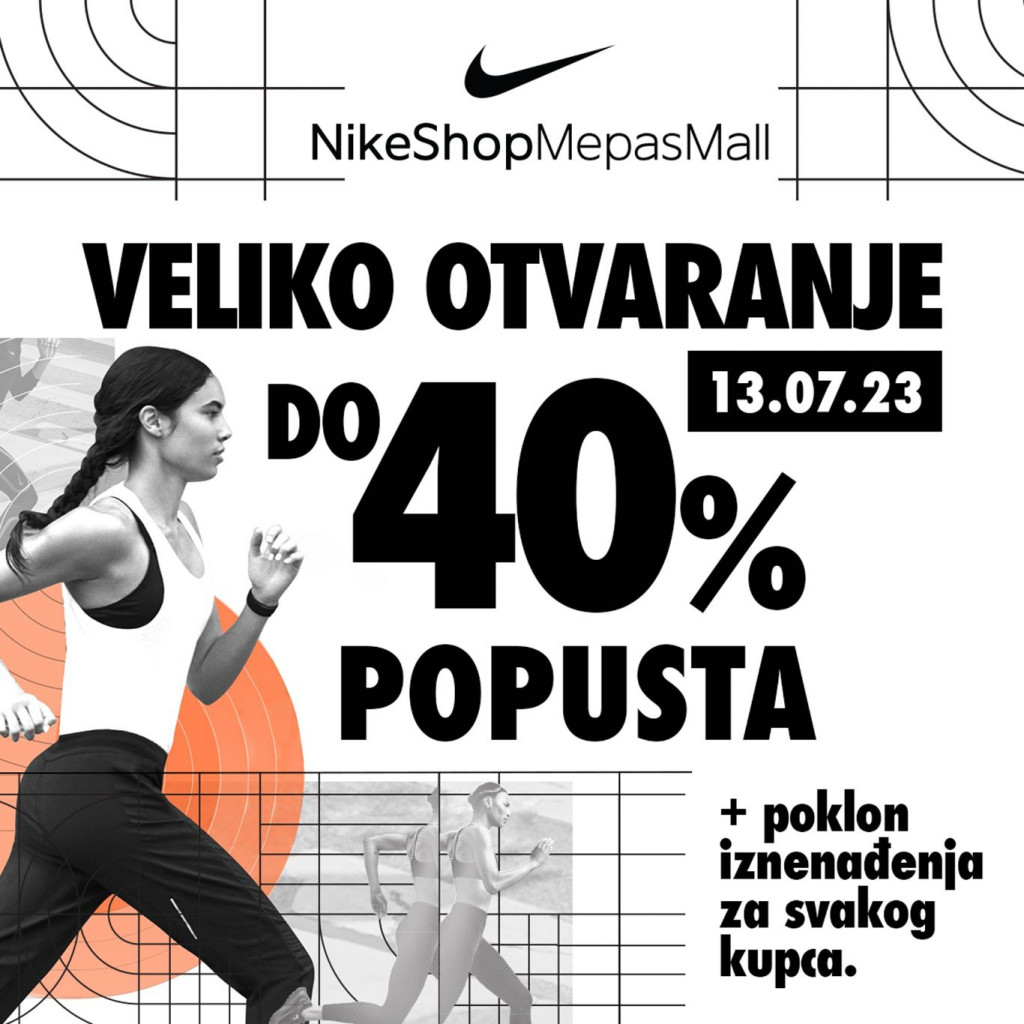 Nike trgovina ,nike u mostaru,nike brand,Mostar,nike shop,Mepas Mall