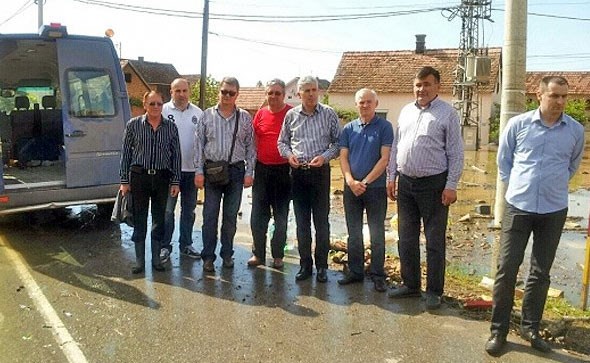 Dragan Čović i premijeri HNŽ-a ŽZH-a i HBŽ-a obišli poplavljenu Posavinu