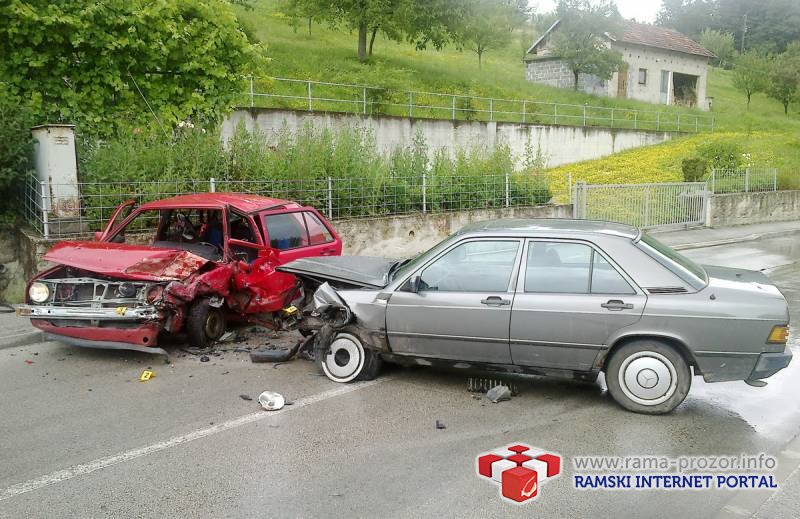 Rama: Teška prometna nesreća u ulici Dive Grabovčeve