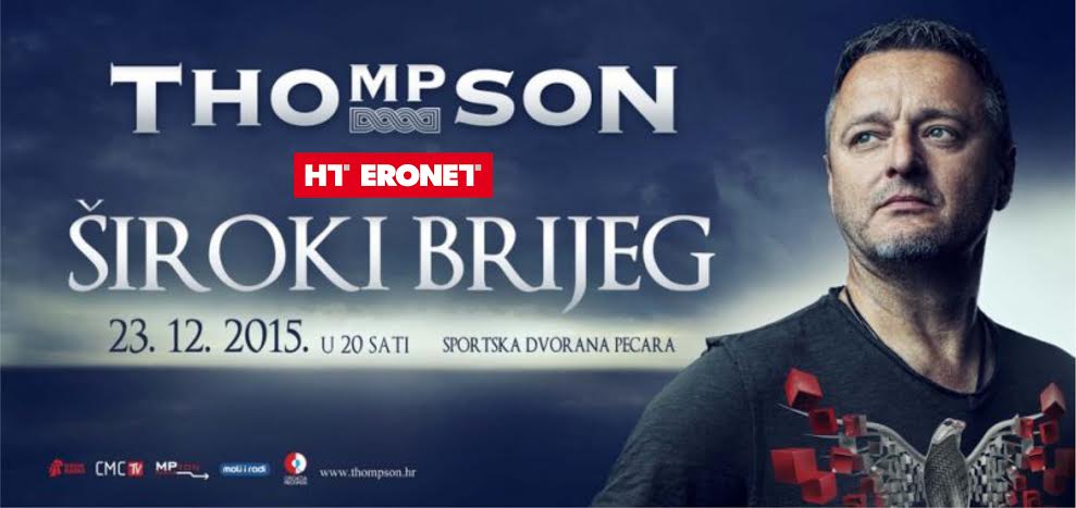 Veliki koncert Marka Perkovića Thompsona u Širokom Brijegu 