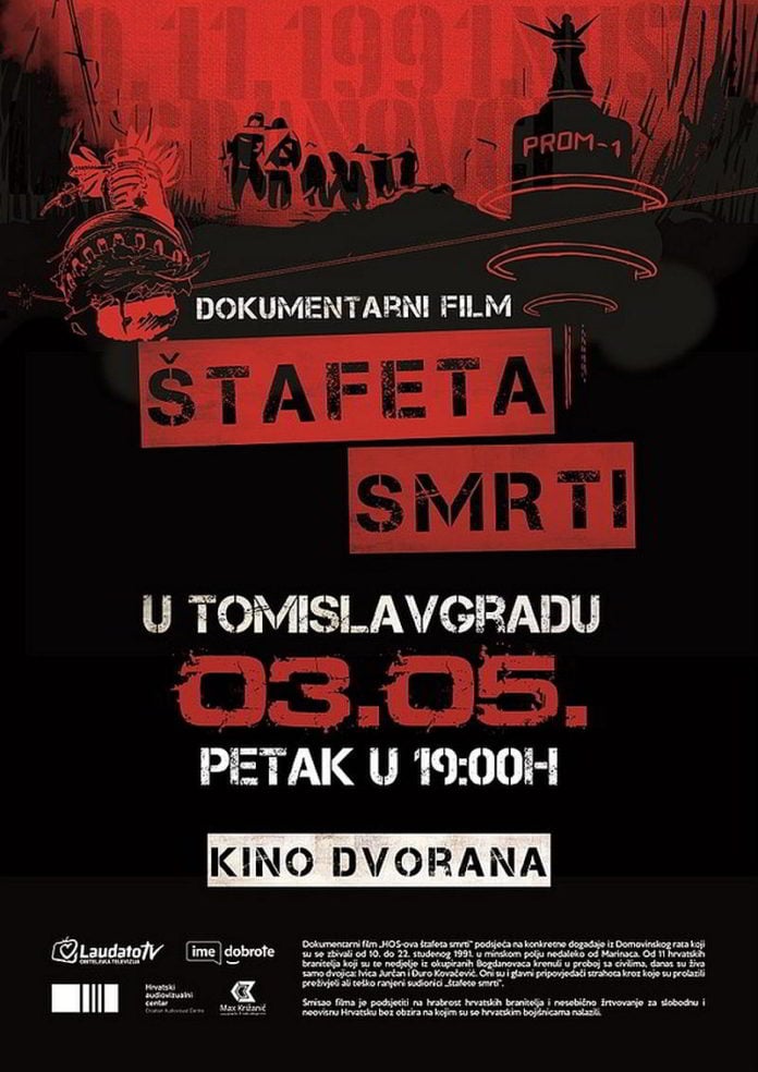 Promocija filma 'Štafeta smrti' u Tomislavgradu 3. svibnja