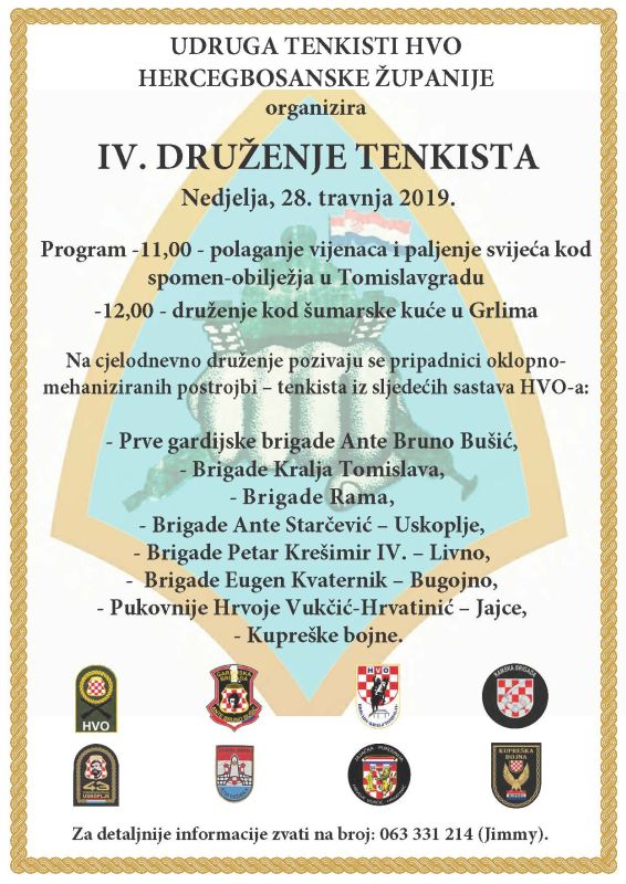 Četvrto druženje tenkista u Tomislavgradu