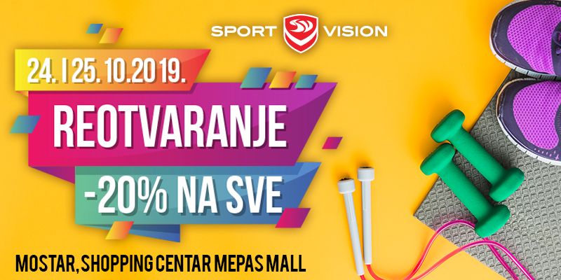 JOŠ MODERNIJA SPORT VISION RADNJA U MOSTARU