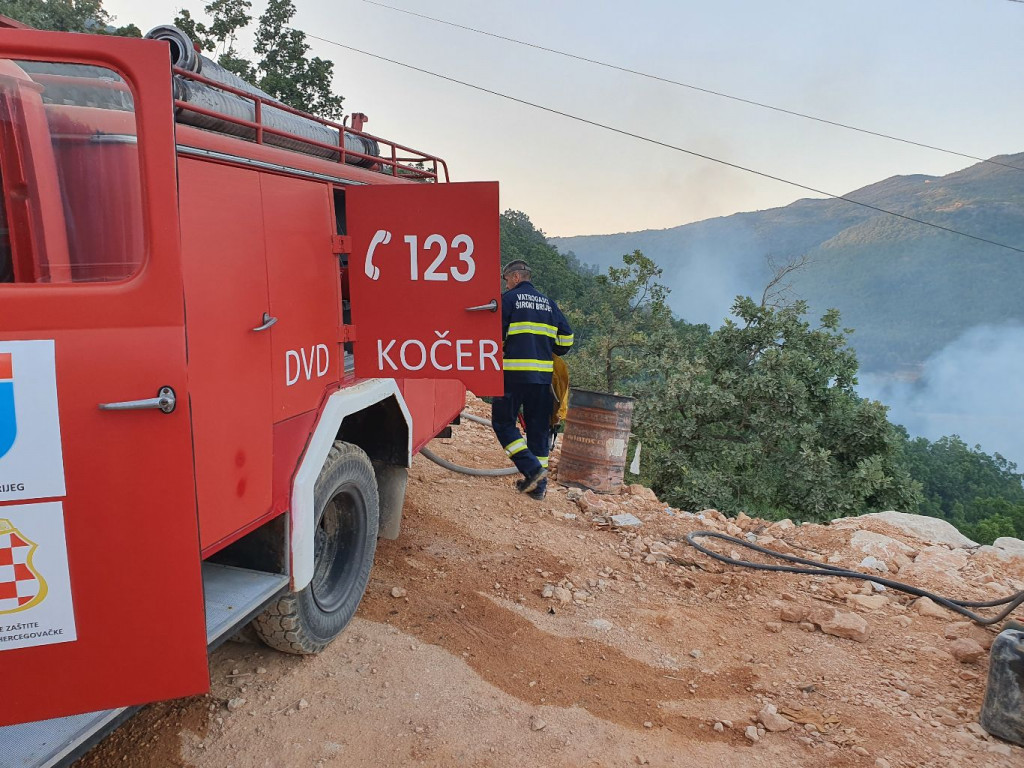 Požar na području Širokog Brijega, Posušja i Gruda