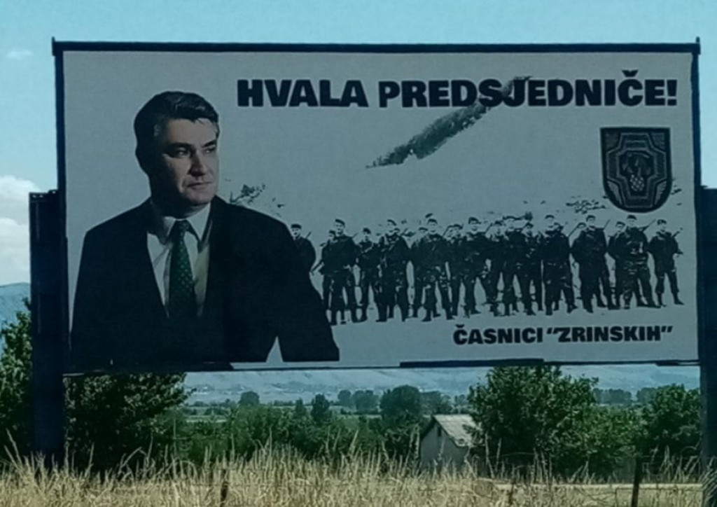 Zoran Milanović plakat branitelji