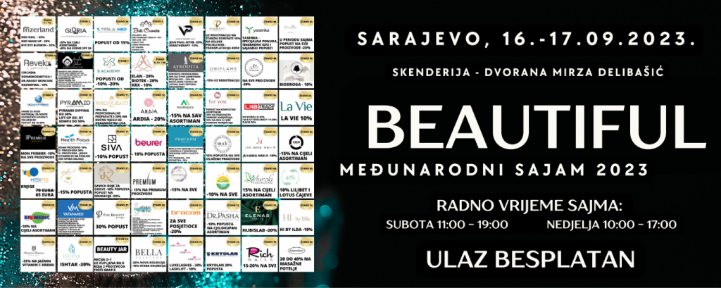 sajam ljepote,sajam BeautiFUL 2023,Sarajevo