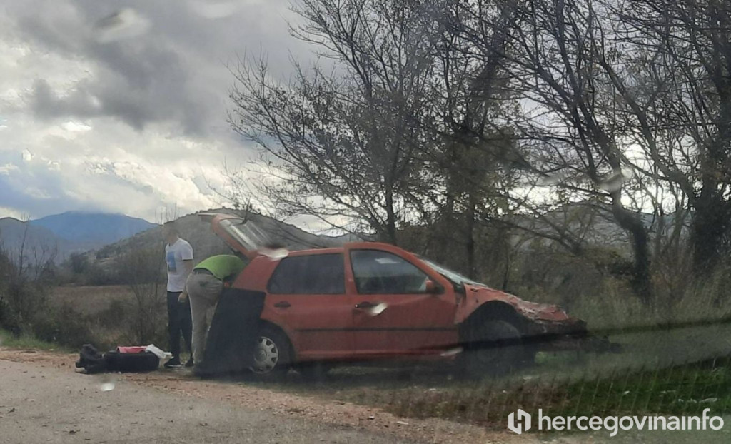 Prometna nesreća na cesti Trebinje - Ljubinje