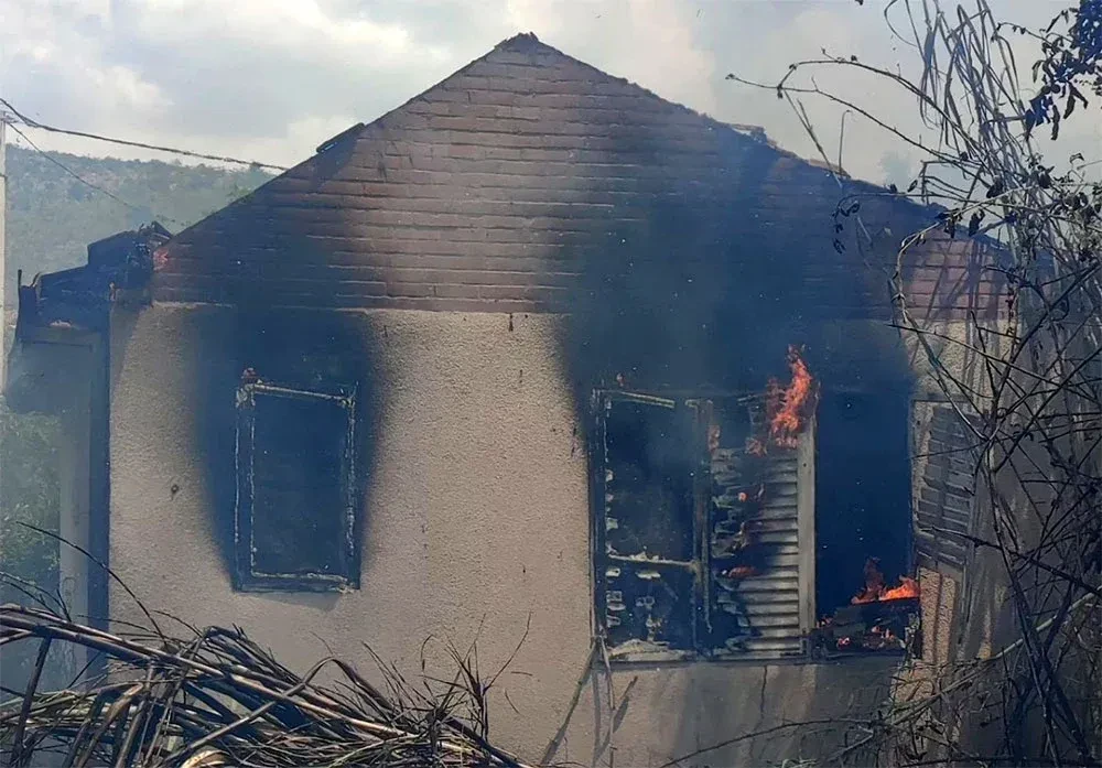 Izgorjela kuća u Trebižatu 