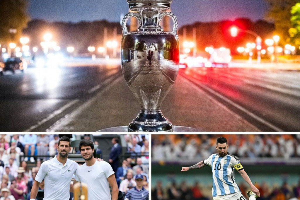 Euro, Copa America, Wimbledon