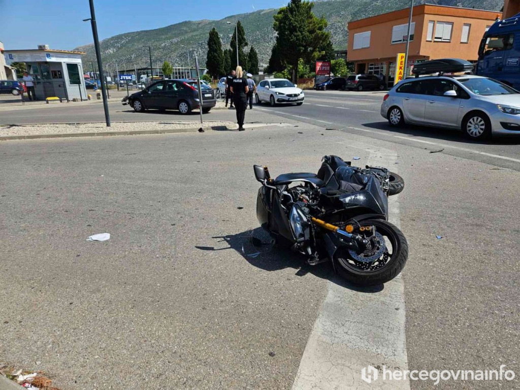 Sudar Bišće prometna motocikl