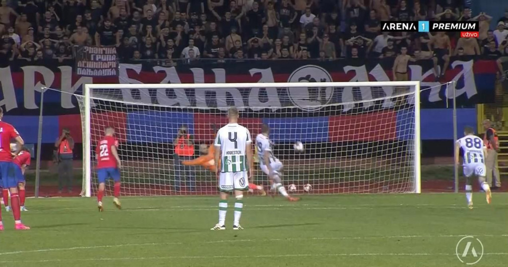 Borac Ferencvaros penal