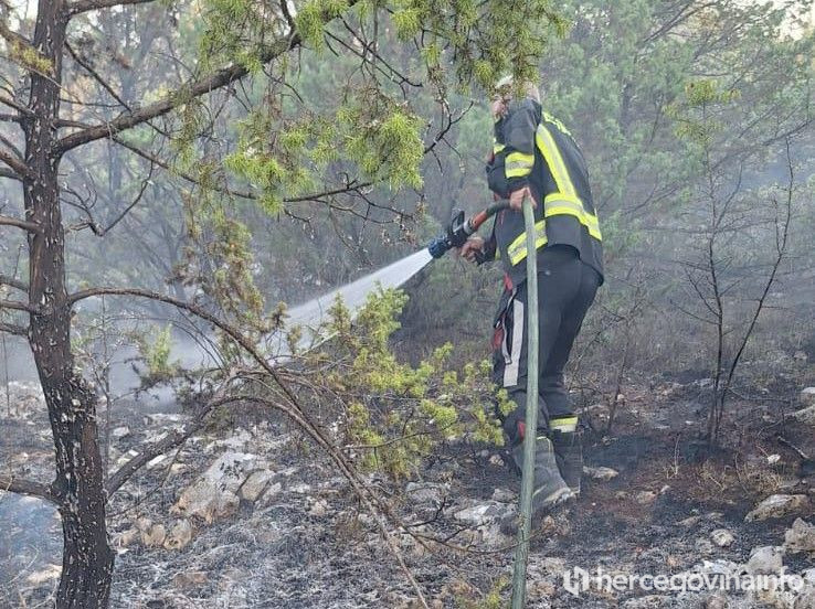 Vatrogasci Ljubuški požar