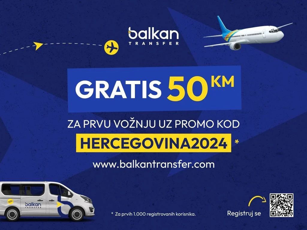 Balkan transfer do aerodora Sarajevo