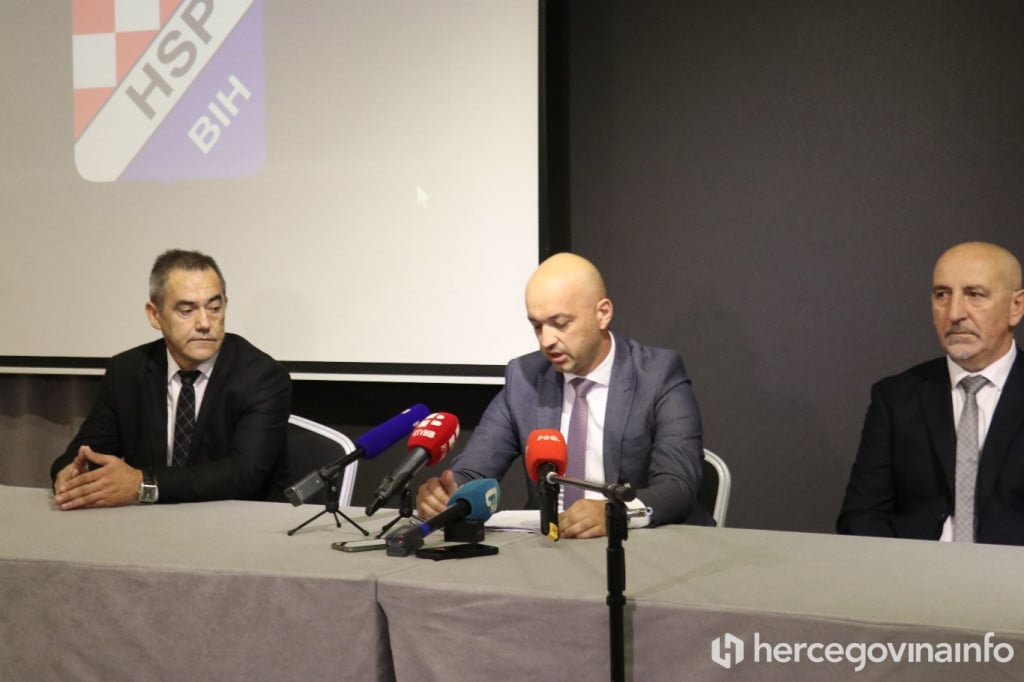 Press konferencija u Mostaru HSP-a BiH