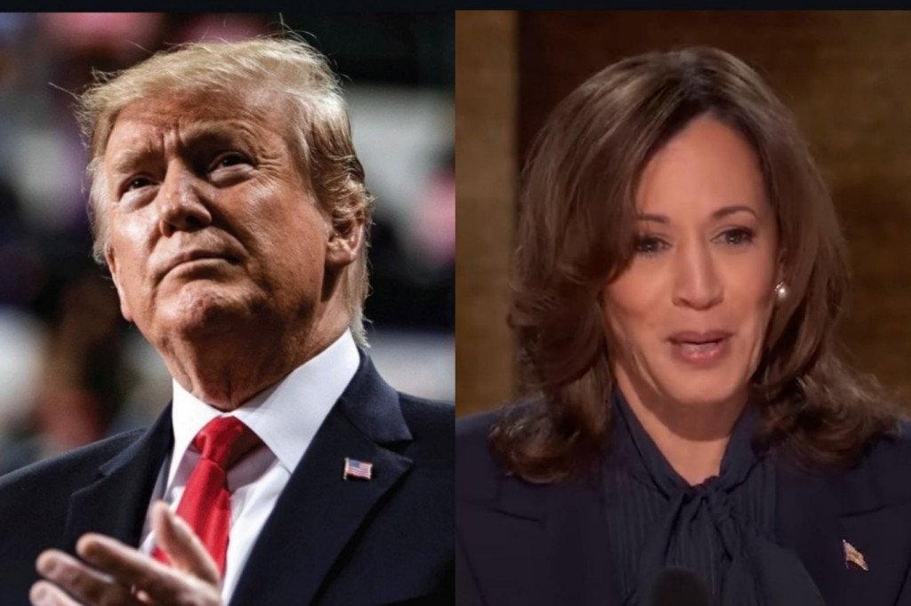 Donald Trump i Kamala Harris 