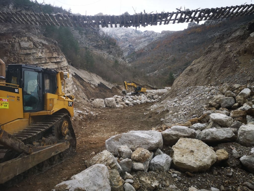 Početak sanacije pruge u Jablanici