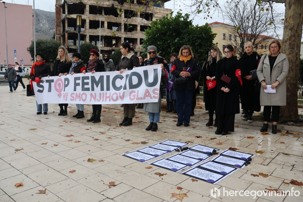 Prosvjed protiv femicida Mostar