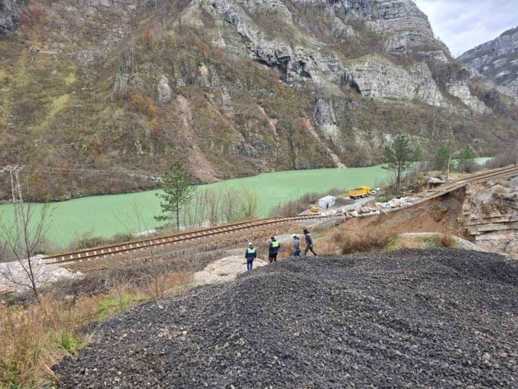 Sanacija pruge u Donjoj Jablanici