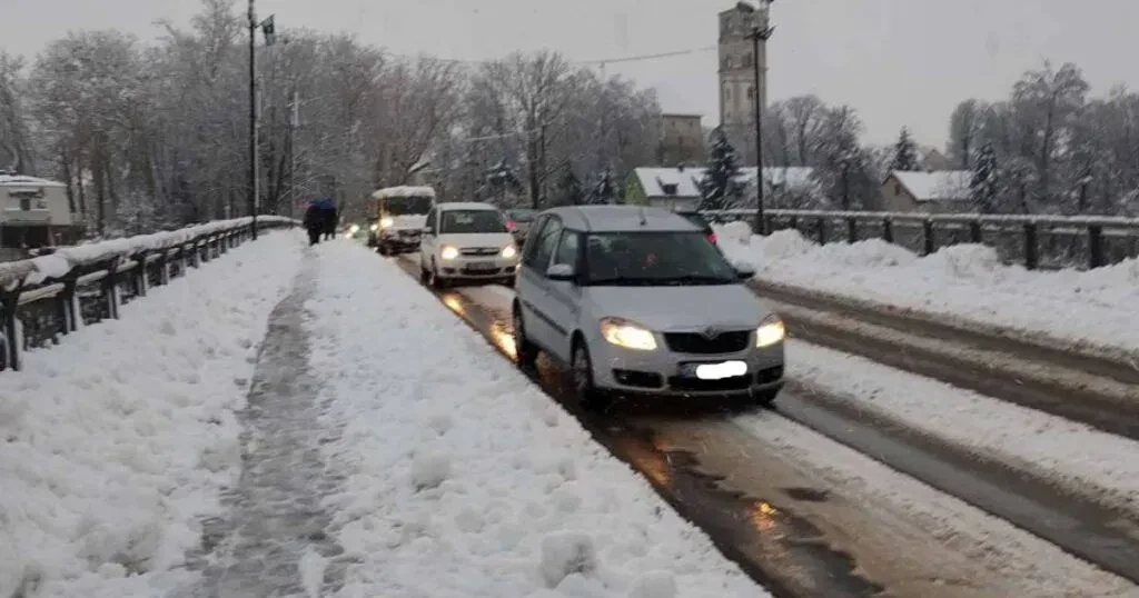 snijeg ulice USŽ