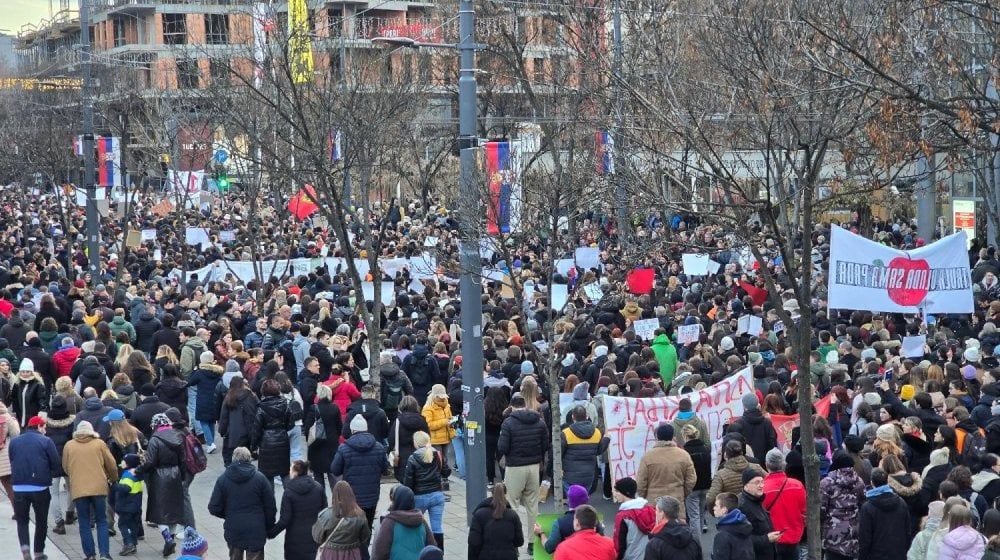 Studentski prosvjedi u Beogradu