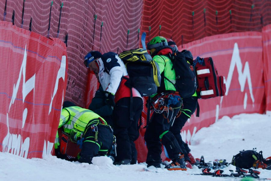 Težak pad francuskog skijaša na treningu spusta