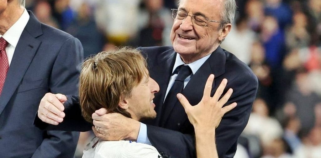 Florentino Perez i Luka Modrić