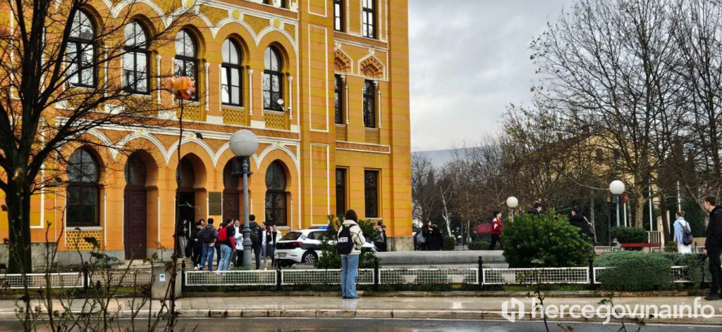 Gimnazija Mostar dojava o bombi