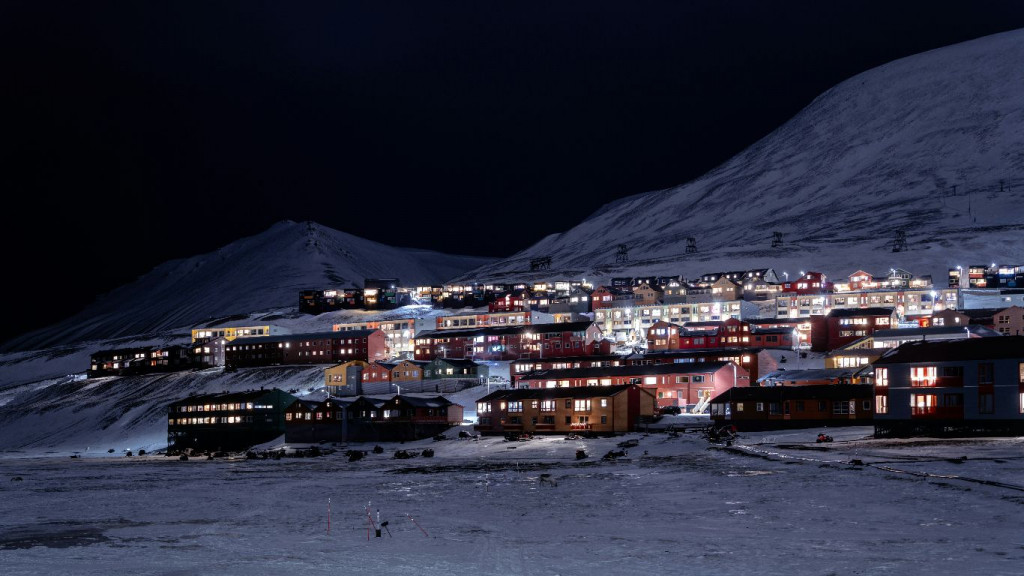 Svalbard polarna noć